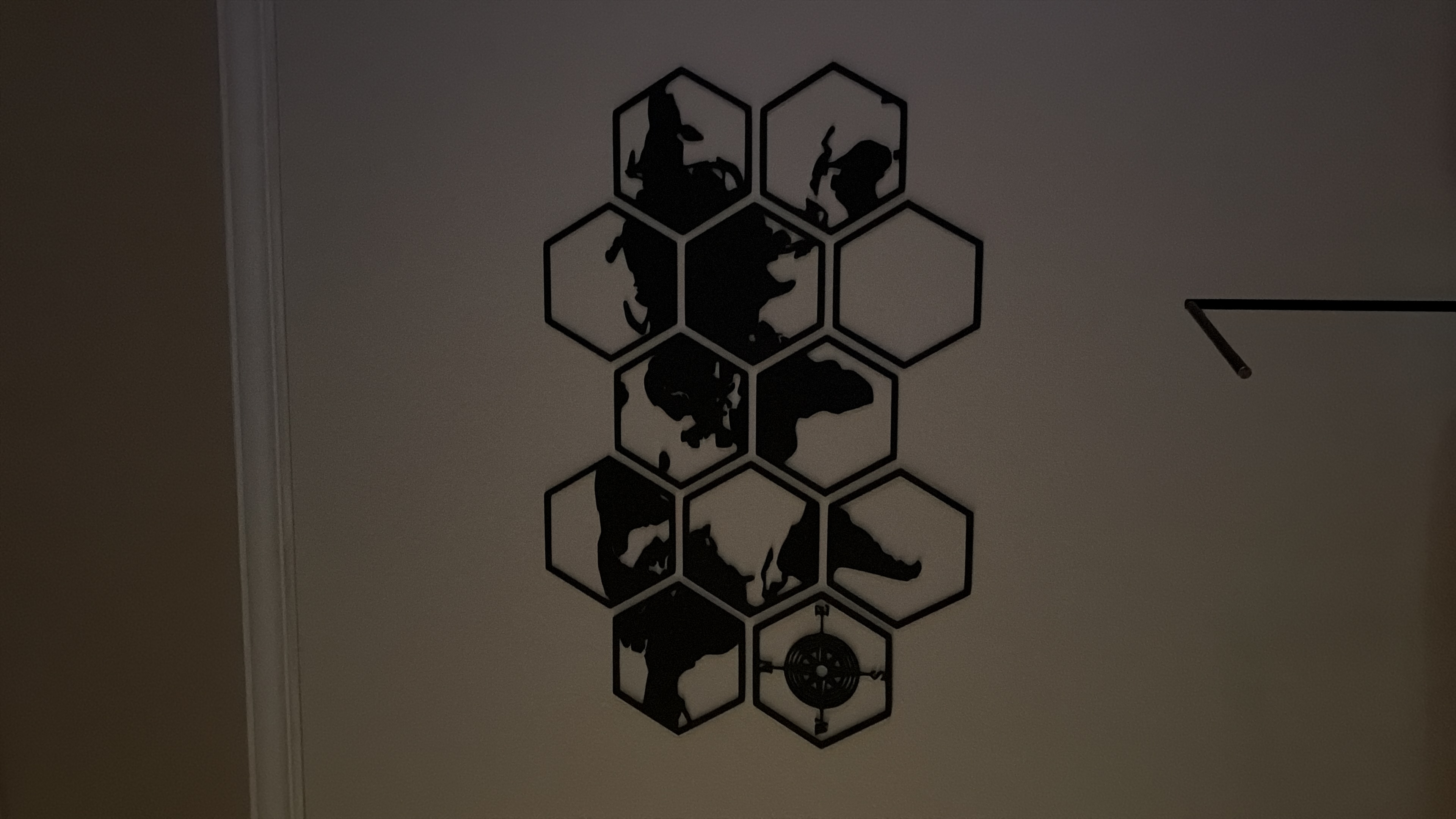 World Journey Hexagon Wall Art - image 1